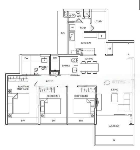 3 Bed Condo for Rent in  Caspian - Image 4